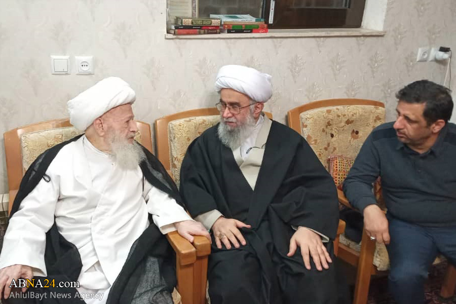 عیادت دبیرکل مجمع جهانی اهل بیت(ع) از آیت الله محفوظی