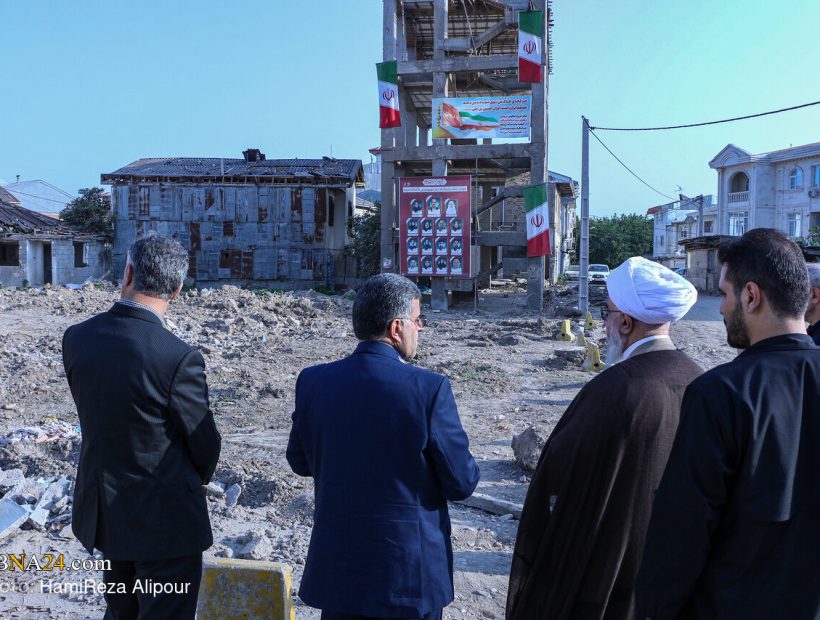 گزارش تصویری | مراسم چهلم شهدای آستانه اشرفیه در حملات اخیر رژیم صهیونیستی