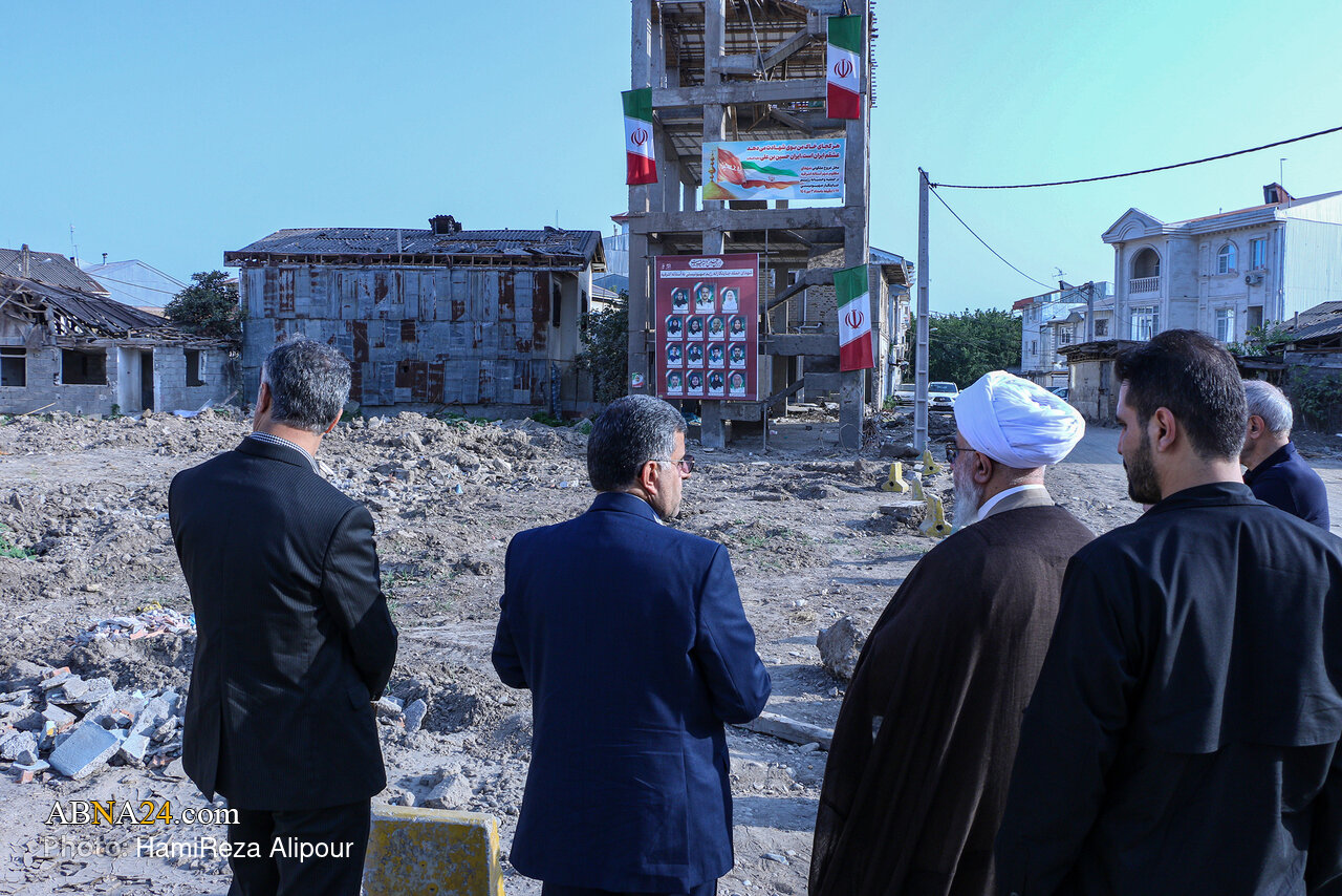 گزارش تصویری | مراسم چهلم شهدای آستانه اشرفیه در حملات اخیر رژیم صهیونیستی