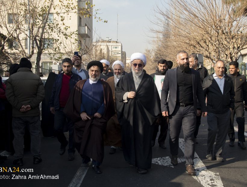 گزارش تصویری | حضور دبیرکل مجمع جهانی اهل‌بیت(ع) در راهپیمایی همبستگی ملی در تهران