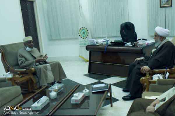 دیدار نماینده رئیس جمهور سابق کومور با آیت الله رمضانی