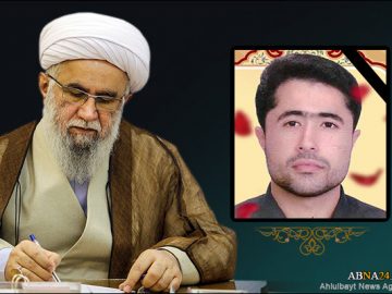 پیام تسلیت آیت‌الله رمضانی در پی شهادت مدافع امنیت «حمزه علی‌نژاد»