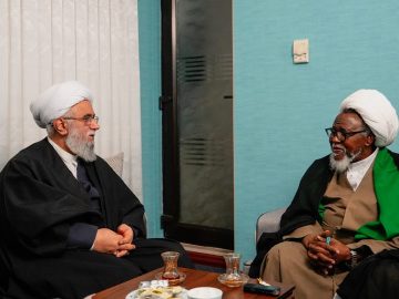 دبیرکل مجمع جهانی اهل‌بیت(ع) در دیدار با شیخ زکزاکی: شما مصداق حقیقی «مجاهد فی‌سبیل‌الله» هستید