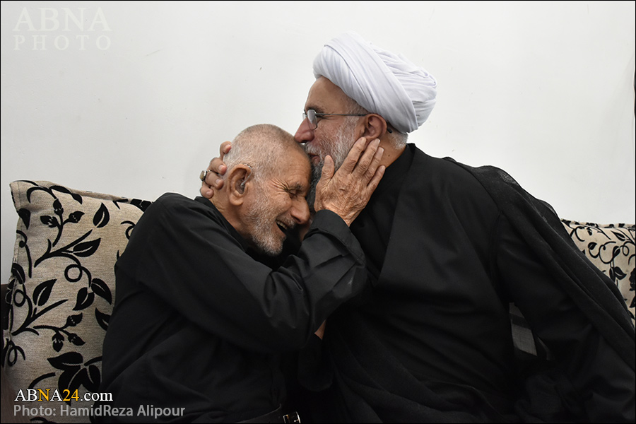 دیدار آیت‌الله رمضانی با خانواده شهید ناصح