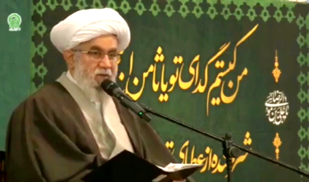فیلم/ برشی از سخنرانی آیت‌الله رمضانی در حرم امام رضا (ع)
