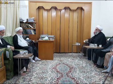 دیدار دبیرکل مجمع جهانی اهل بیت(ع) با آیت الله فیاض + عکس