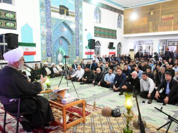 گزارش تصویری | یادواره شهدای روستای خرطوم شفت با سخنرانی آیت الله رمضانی