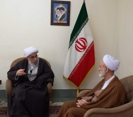 دیدار صمیمی آیت‌الله یوسفی با آیت‌الله «رضا رمضانی»